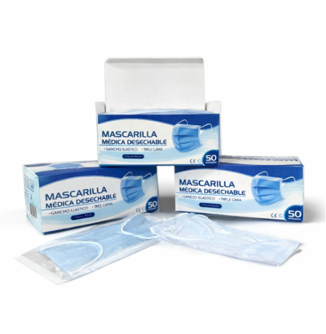 TAPABOCAS X50 UNIDADES